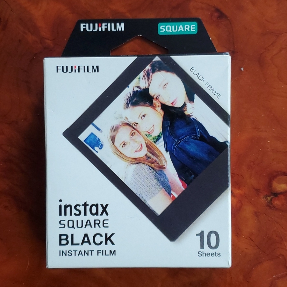Instax square black instant film